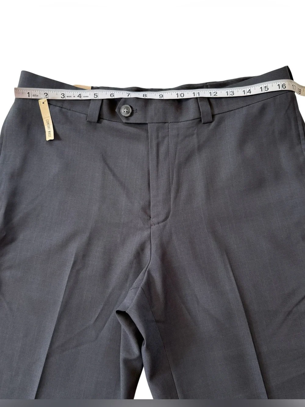 NWT HAGGAR Repreve Men’s 34 x 29 Classic Fit Comfort Waist Suit Pants